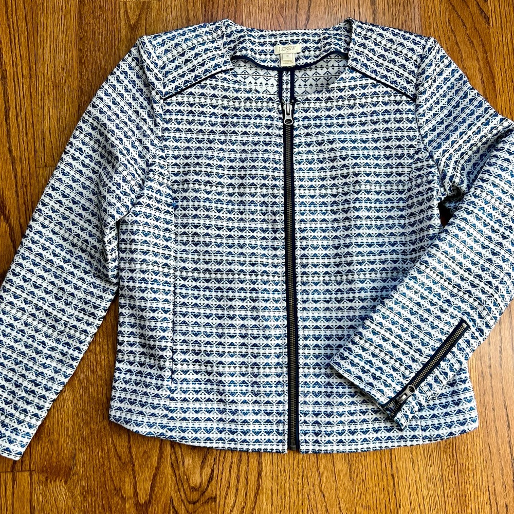 Jacquard J Crew Jacket